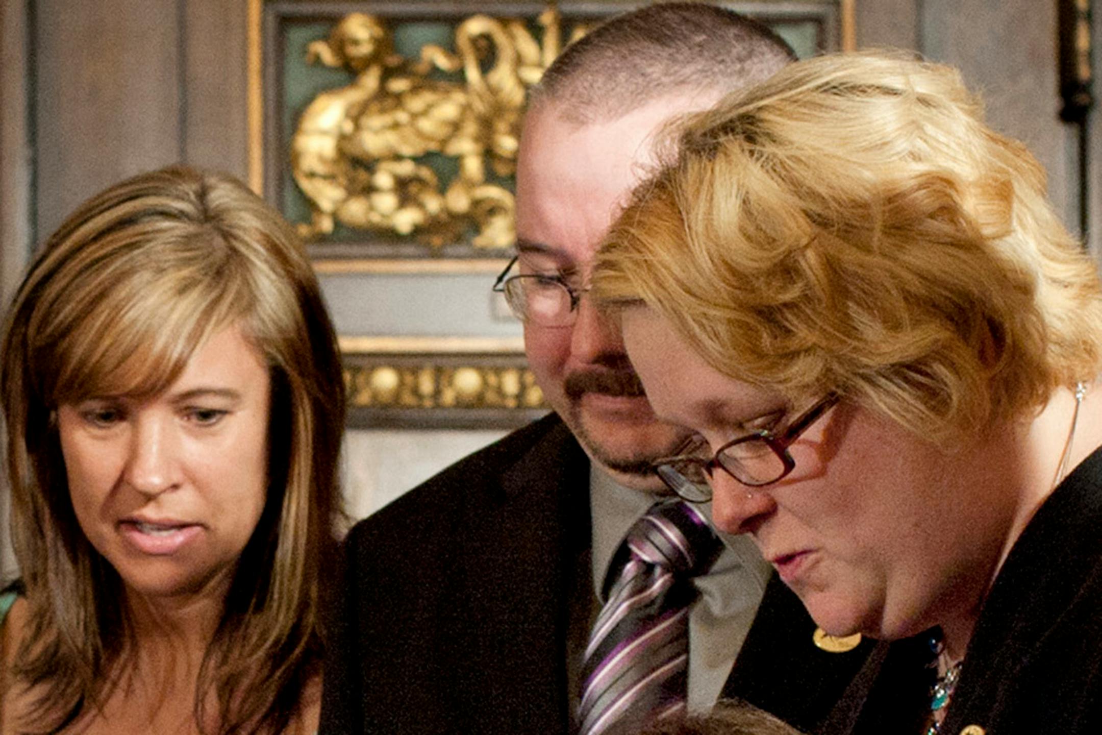 Justin and Jenni Kozitza attended the bill signing ceremony as Hannah's Law was signed into law by Gov. Mark Dayton in 2011.