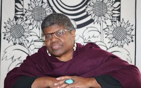 Carolyn Mazloomi creates quilts about social justice, Black history and current social issues.
