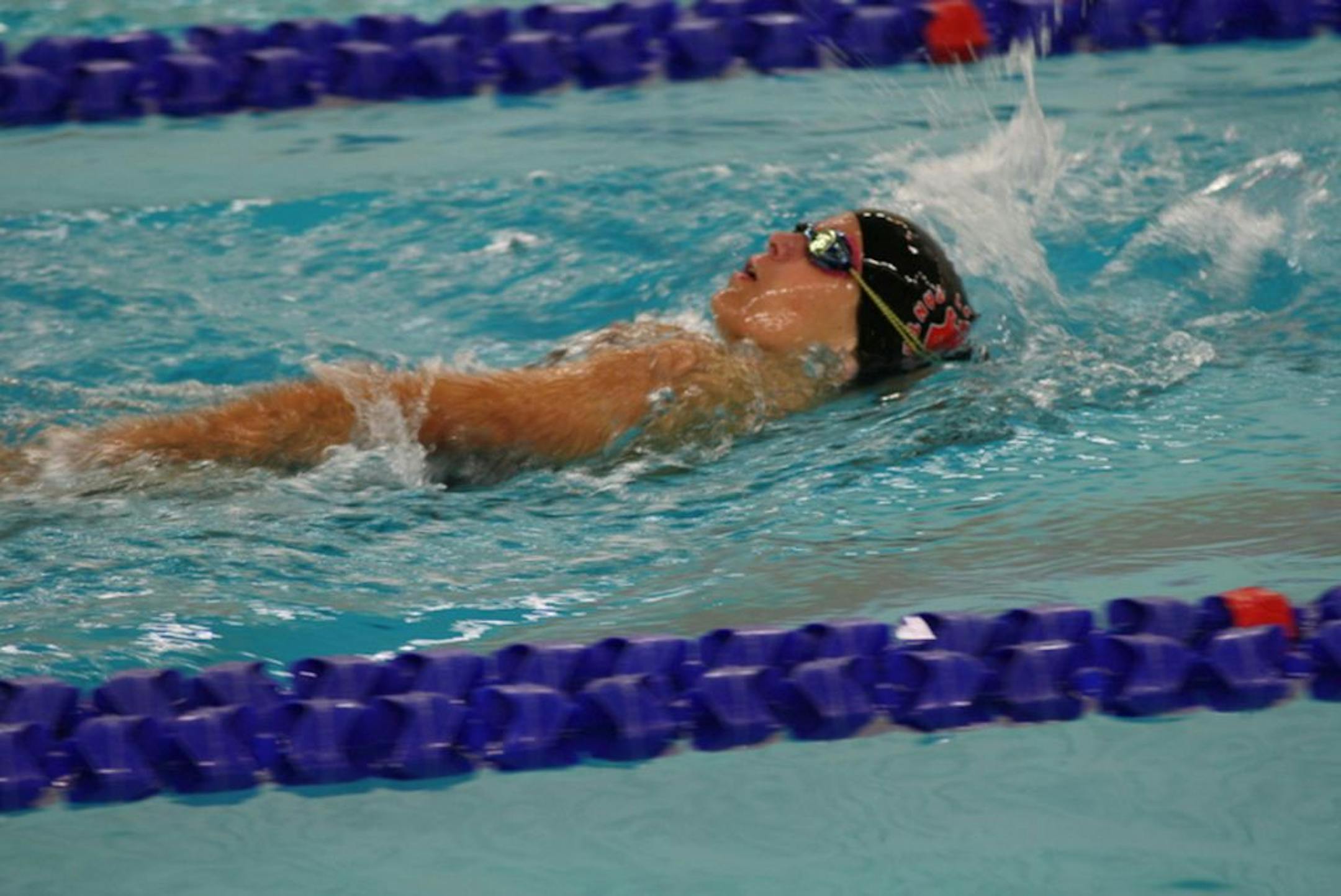 Lakeville North reshman Brenna Smith helped her relay team break their own pool record this year in the 400 freestyle. Submitted photo