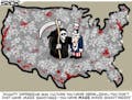 Sack cartoon: Mass shootings