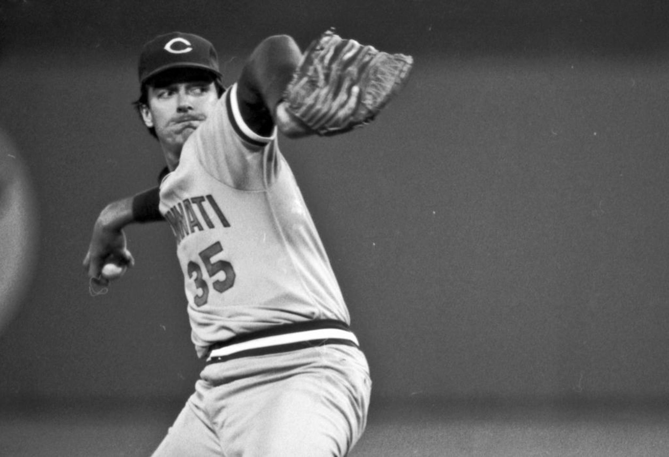 In this May 16, 1981, file photo, Cincinnati Reds pitcher Frank Pastore throws during a baseball game against the Pittsburgh Pirates