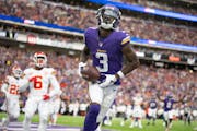 Vikings wide receiver Jordan Addison, the team’s 2023 first-round draft pick, proved to be a building block for the future in his rookie season. 