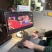 John Nichols, 32, showed off his new game, "Debauchee Pagliacci," at a playtest event hosted by the International Game Developers Association Twin Cit