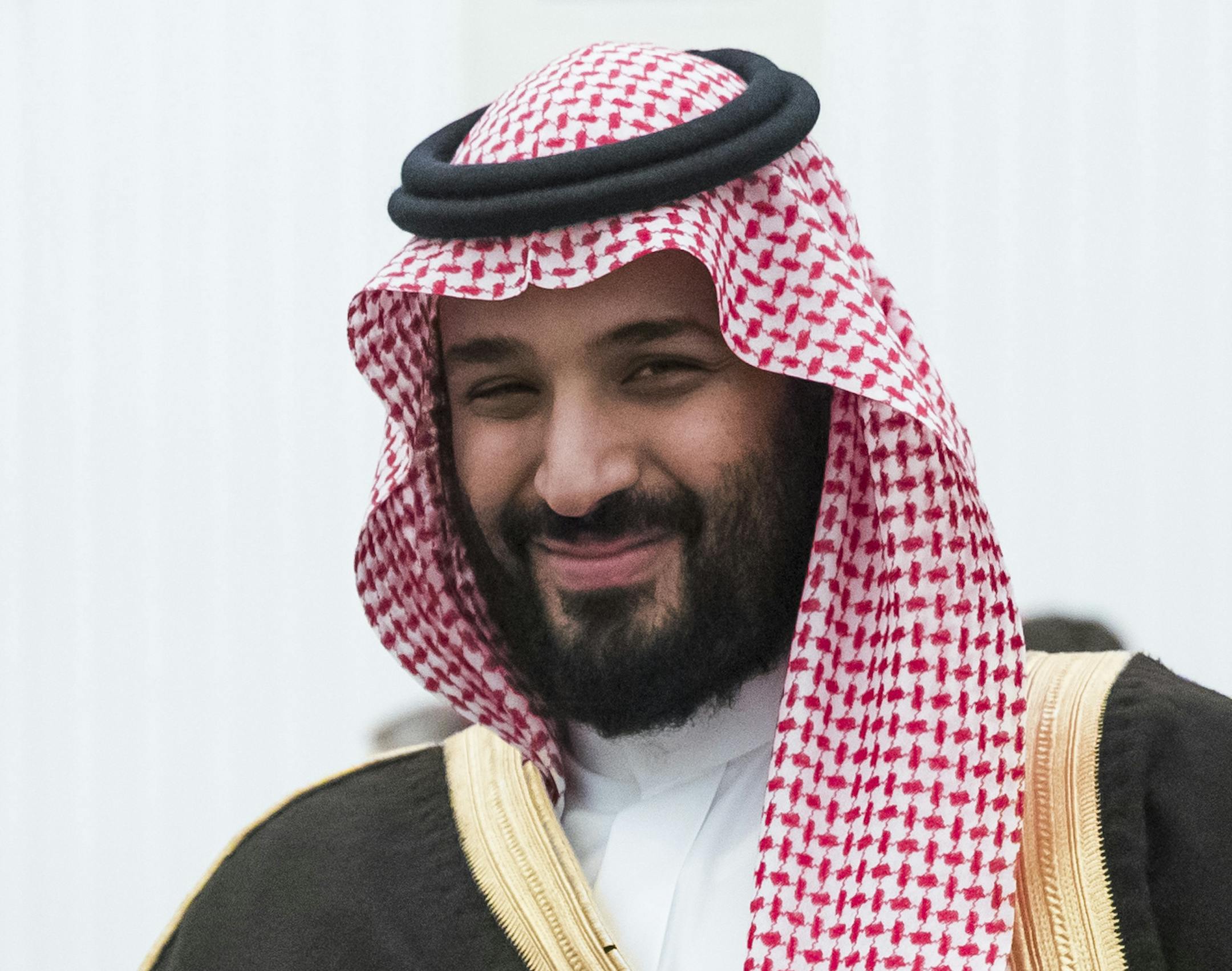 FILE - This May 30, 2017 file photo, shows Saudi Crown Prince and Defense Minister Mohammed bin Salman, (MBS), in Moscow's Kremlin, Russia. The surprise dismissal and arrest of dozens of ministers, royals, officials and senior military officers by MBS late Saturday, Nov. 4, 2017, is unprecedented in the secretive, 85-year-old kingdom. But so is the by-now virtually certain rise to the throne of a 30-something royal who, in another first, is succeeding his father. (AP Photo/Pavel Golovkin, pool,