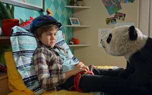 David (Mason Blomberg) bonds with a baby panda in "Jane."