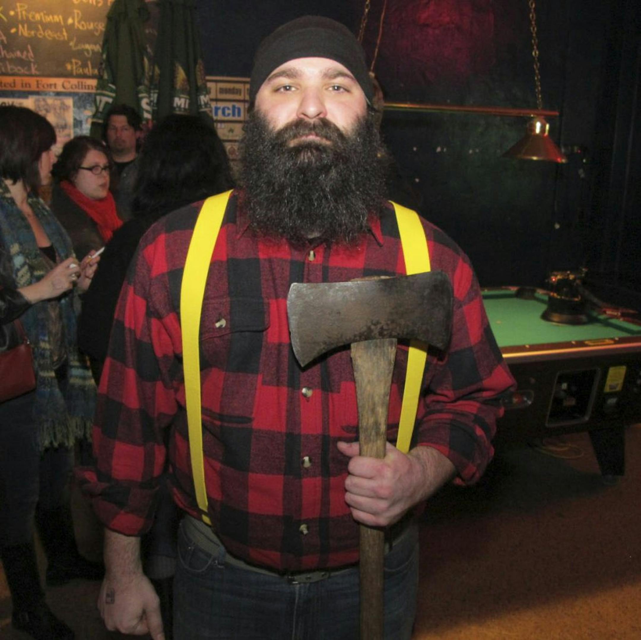 Sara Glassman, sglassman@startribune.com Hirsute locals literally faced-off at the Minnesota Beard-Off at the Turf Club in St. Paul. Eric Pierson.