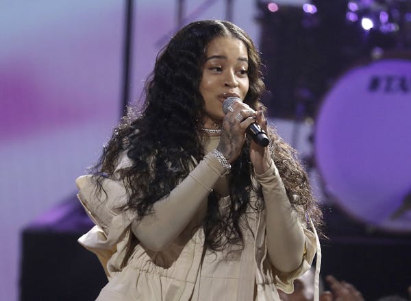 "Boo'd Up" hitmaker Ella Mai, seen here at the American Music Awards in October, easily sold out the Varsity Theater next week.