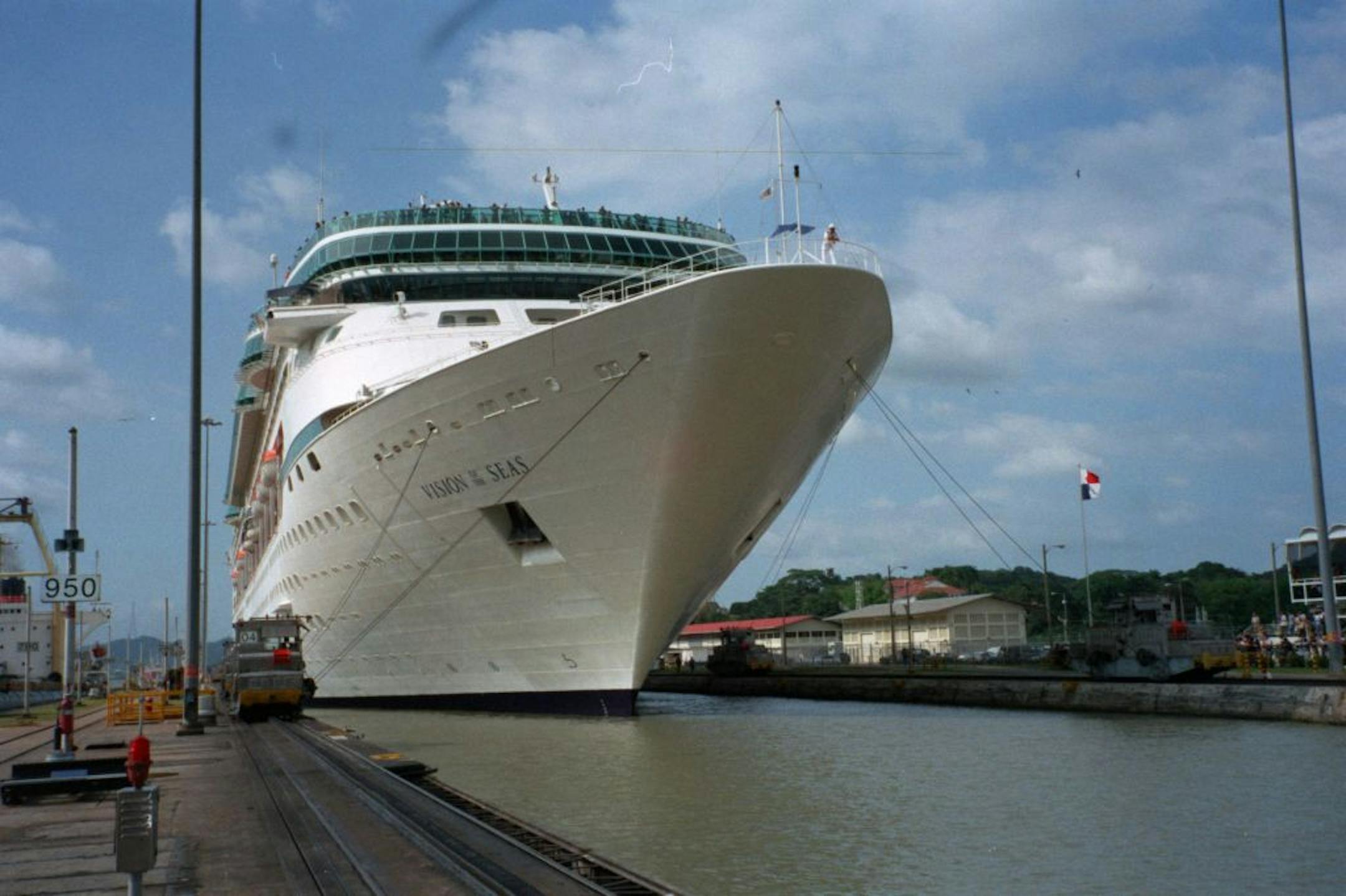 The largest cruise ships and freighters can't even fit through the Panama Canal's locks, which date to 1910, but that will soon change.