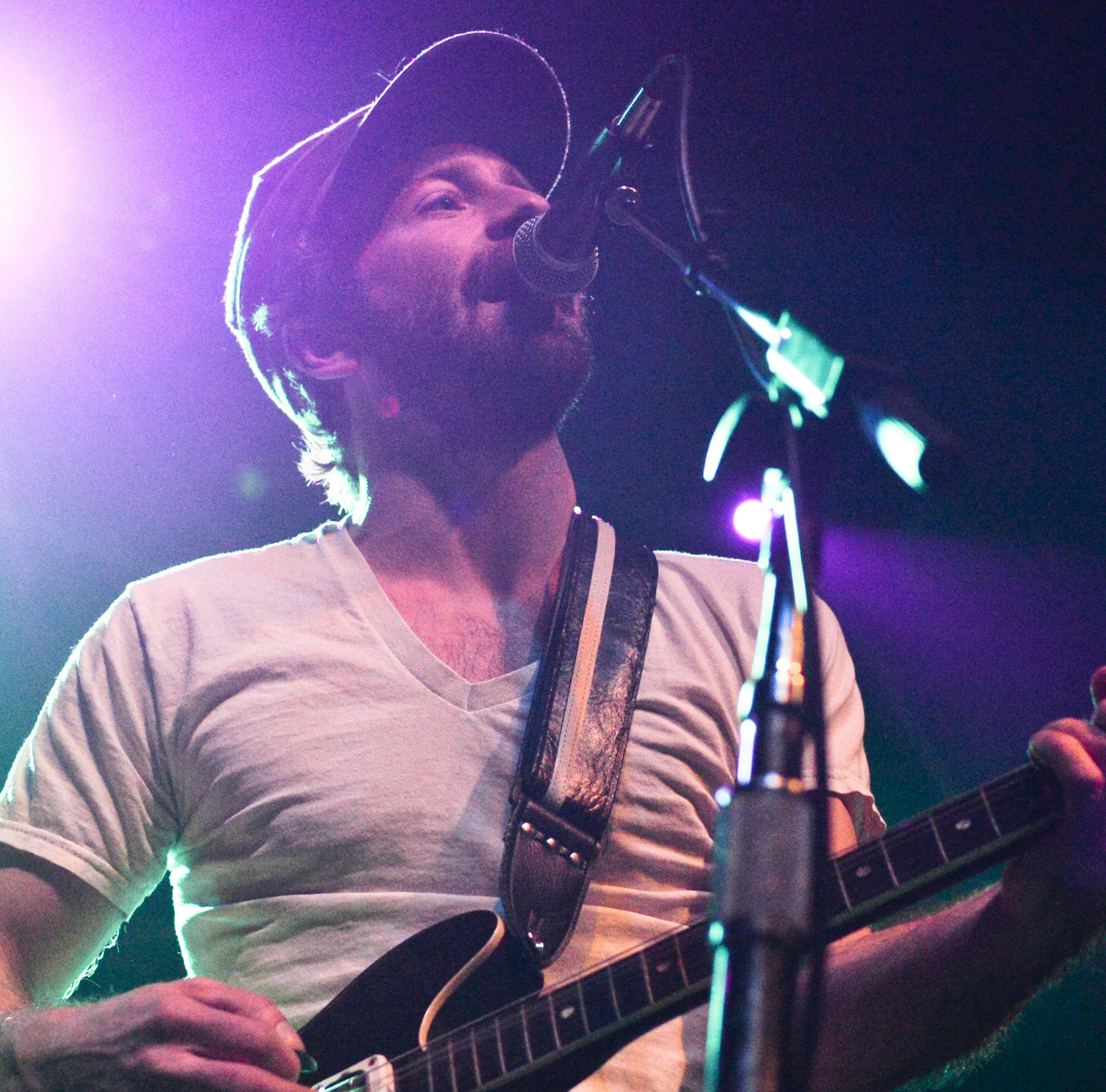 Dead Man Winters' Dave Simonett performs at 89.3 the Current's first of two nights at First Avenue for the 10th Anniversary birthday concert series.. ] (SPECIAL TO THE STAR TRIBUNE/BRE McGEE) **Dead Man Winter (Minneapolis band), Dave Simonett (lead singer, guitarist)