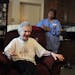 Gladys Lavitan, 92, receives 24-hour in-home care from caregiver Rebecca Littlejohn through Partners in Care in Charlotte, North Carolina. (T. Ortega 