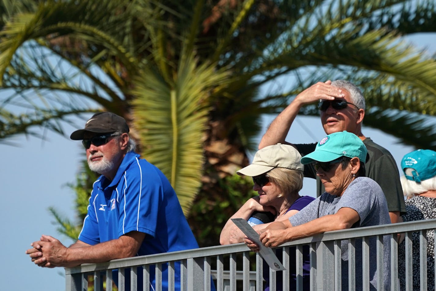 Fans watched from atop a staircase as Minnesota Twins players passed below them on their way to the practice field. ANTHONY SOUFFLE &#x2022; anthony.souffle@startribune.com Spring Training continued for the Minnesota Twins Tuesday, Feb. 19, 2019 at The CenturyLink Sports Complex and Hammond Stadium in Fort Myers, Fla.