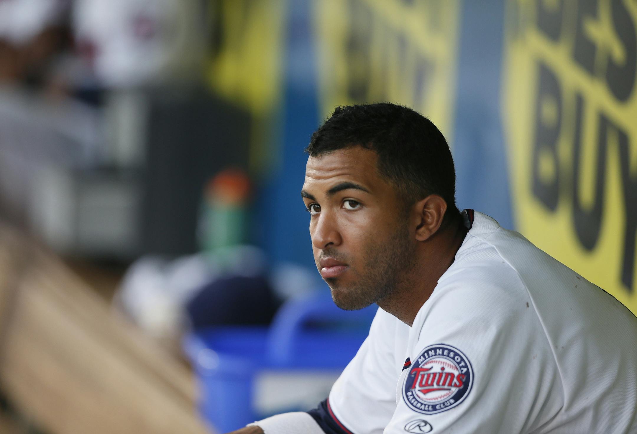 Fort Myers Miracle player Eddie Rosario during Tuesday night game with the Tampa Bay Yankees June 2, 2014 in Fort Myers , Florida ] Jerry Holt Jerry.holt@startribune.com