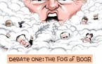 Sack cartoon: Clouding matters at the debate