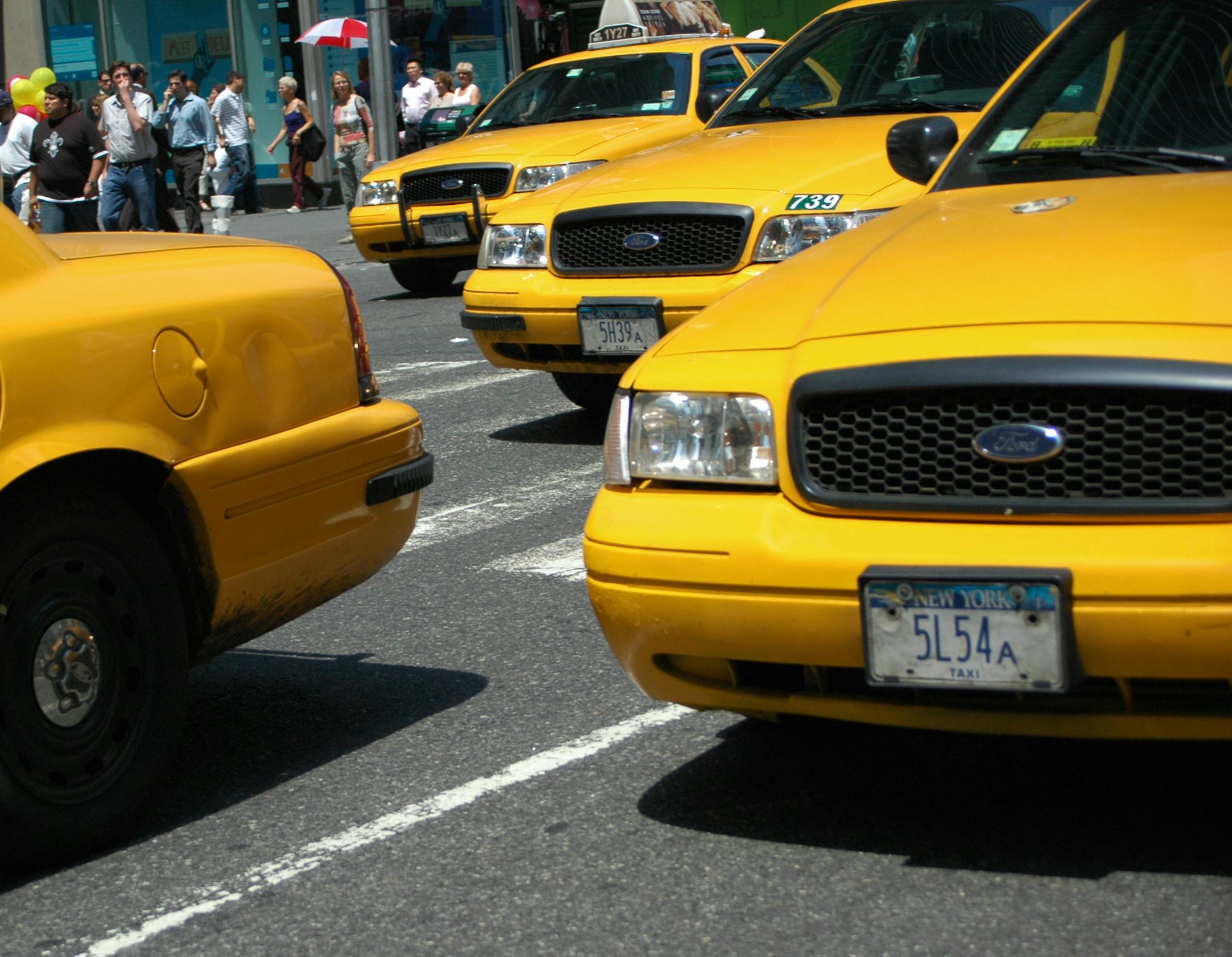 Photo by Jason Nelson via stock.xchng.com NYC taxis