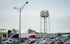 The union representing workers at Worthington hog producer JBS has sued the USDA. (GLEN STUBBE/Star Tribune)