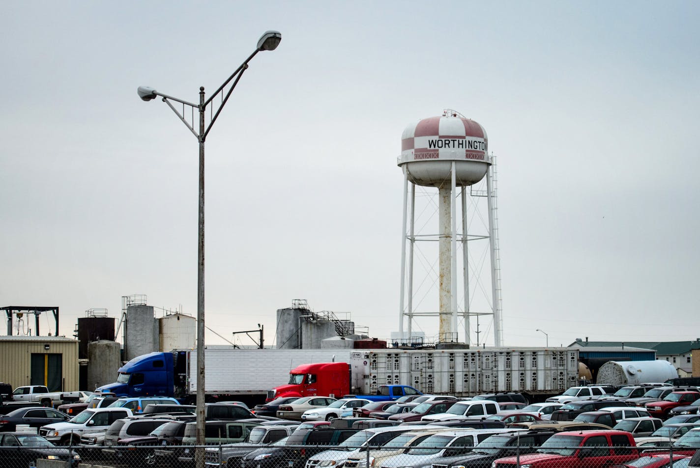 The union representing workers at Worthington hog producer JBS has sued the USDA. (GLEN STUBBE/Star Tribune)