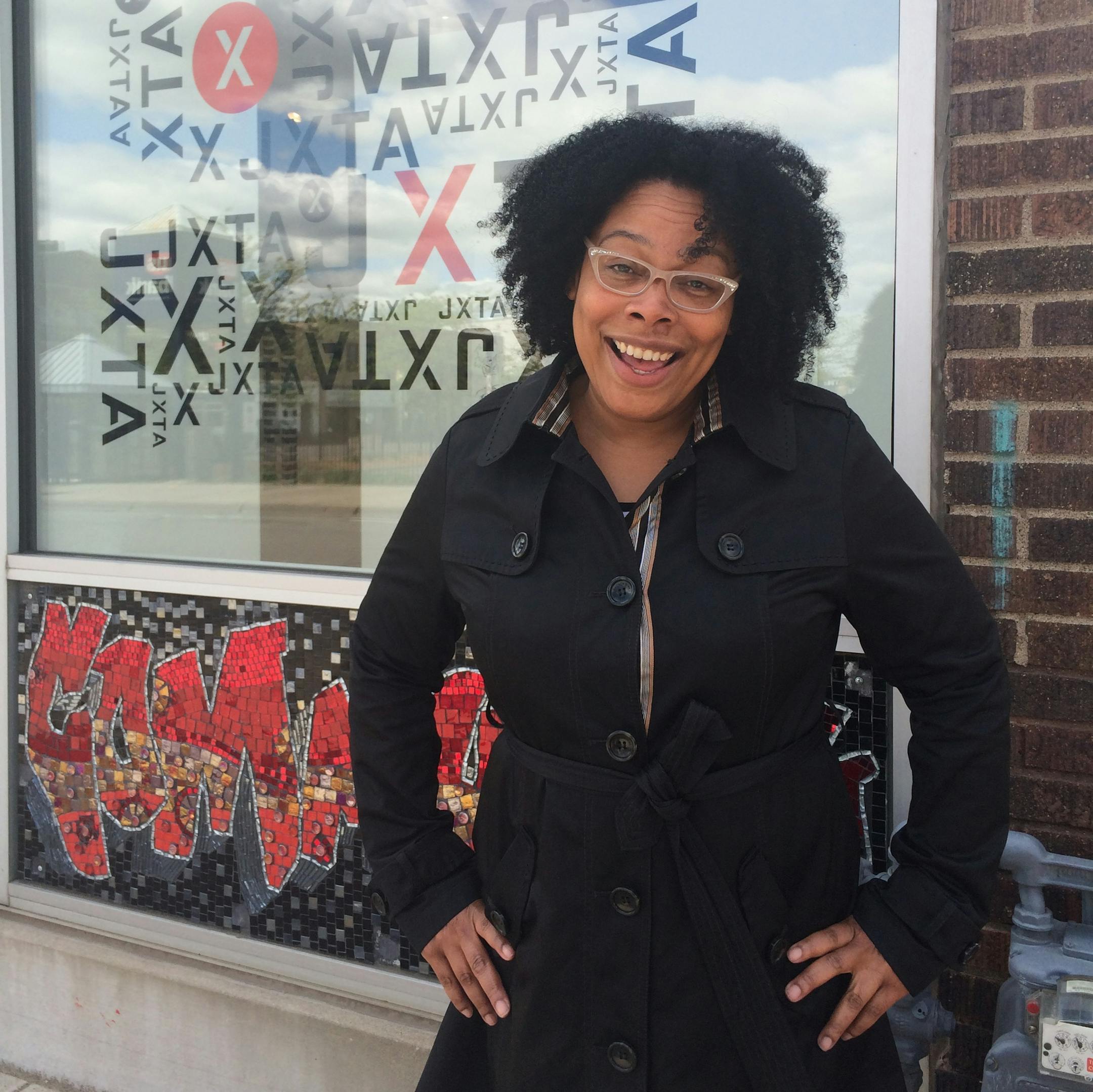 DeAnna Cummings, co-founder in 1995 of expanding Juxtaposition Arts on W. Broadway in North Minneapolis