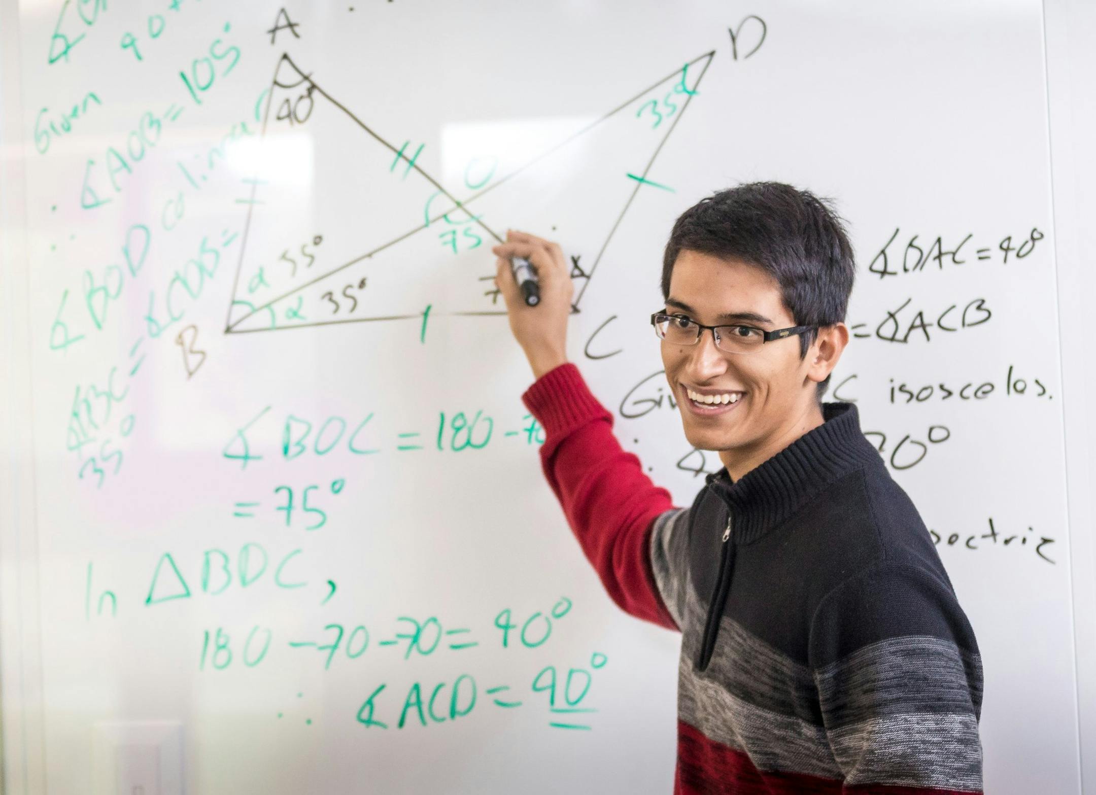 Cuauhtemoc Cruz Herrera was a math whiz as a kid, but his opportunities were limited. He vowed to change that for others.