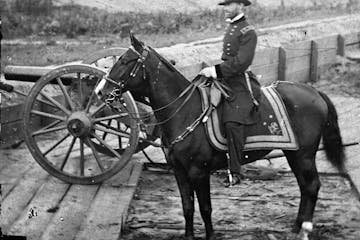 Photograph of the War in the West. These photographs are of Gen. William T. Sherman in Atlanta, September-November, 1864. After three and a half month