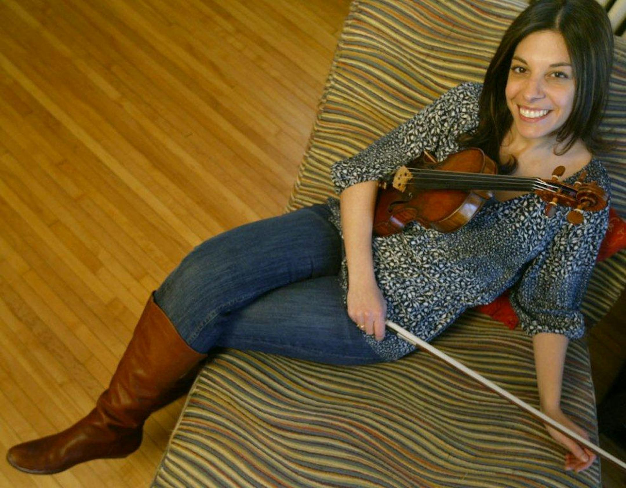 Gina DiBello, principal second violinist at Minnesota Orchestra since 2008.