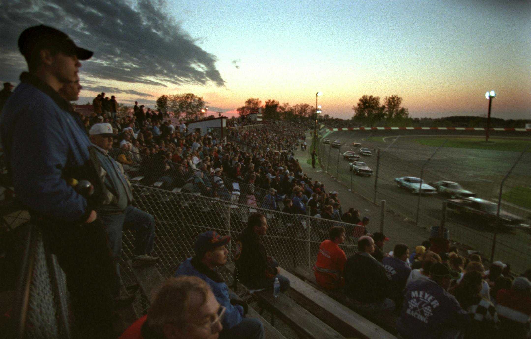 More than 5,000 fans can fill the stands at Elko during Saturday night races.