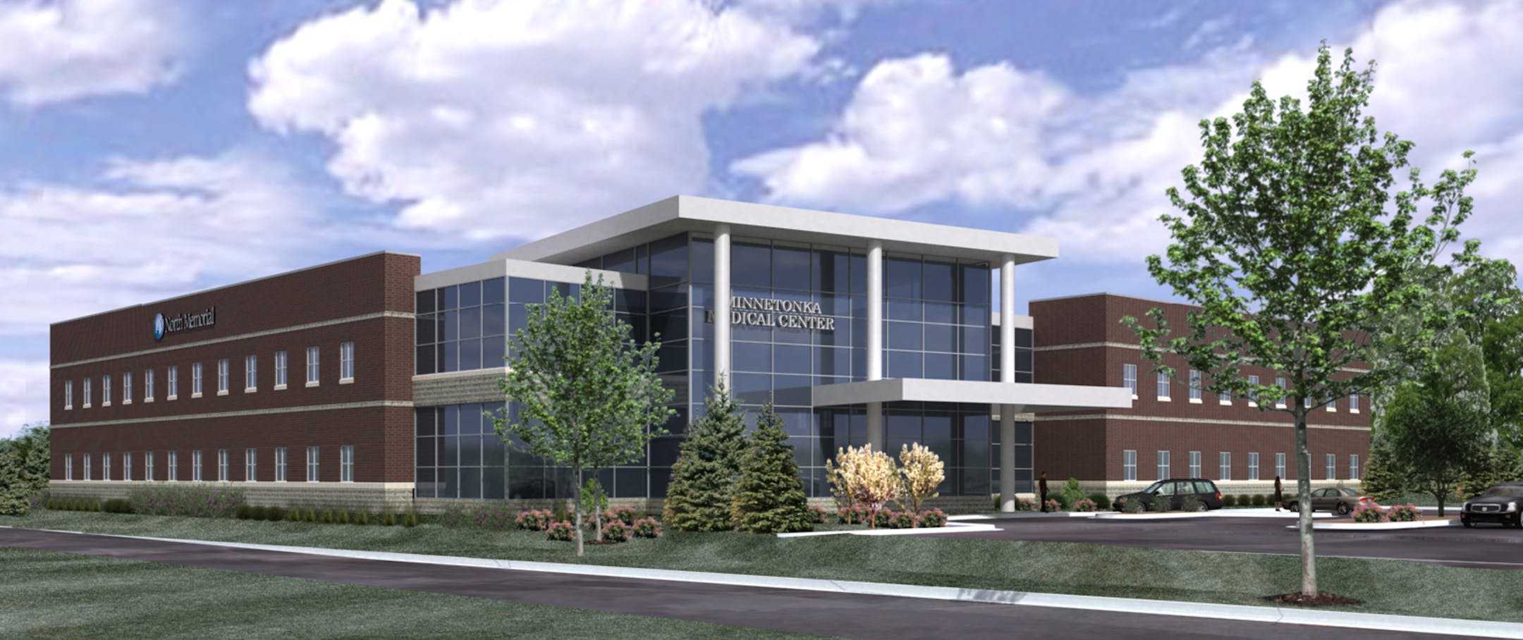 Rendering of proposed Minnetonka Medical Center