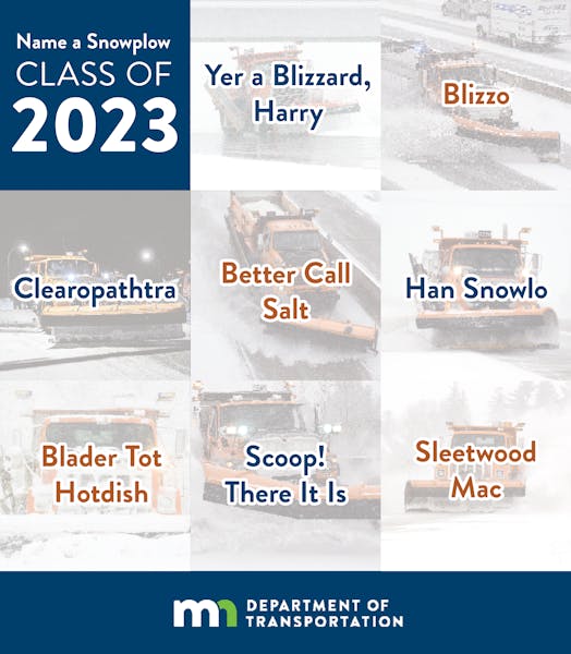 Snowplow Names of 2023