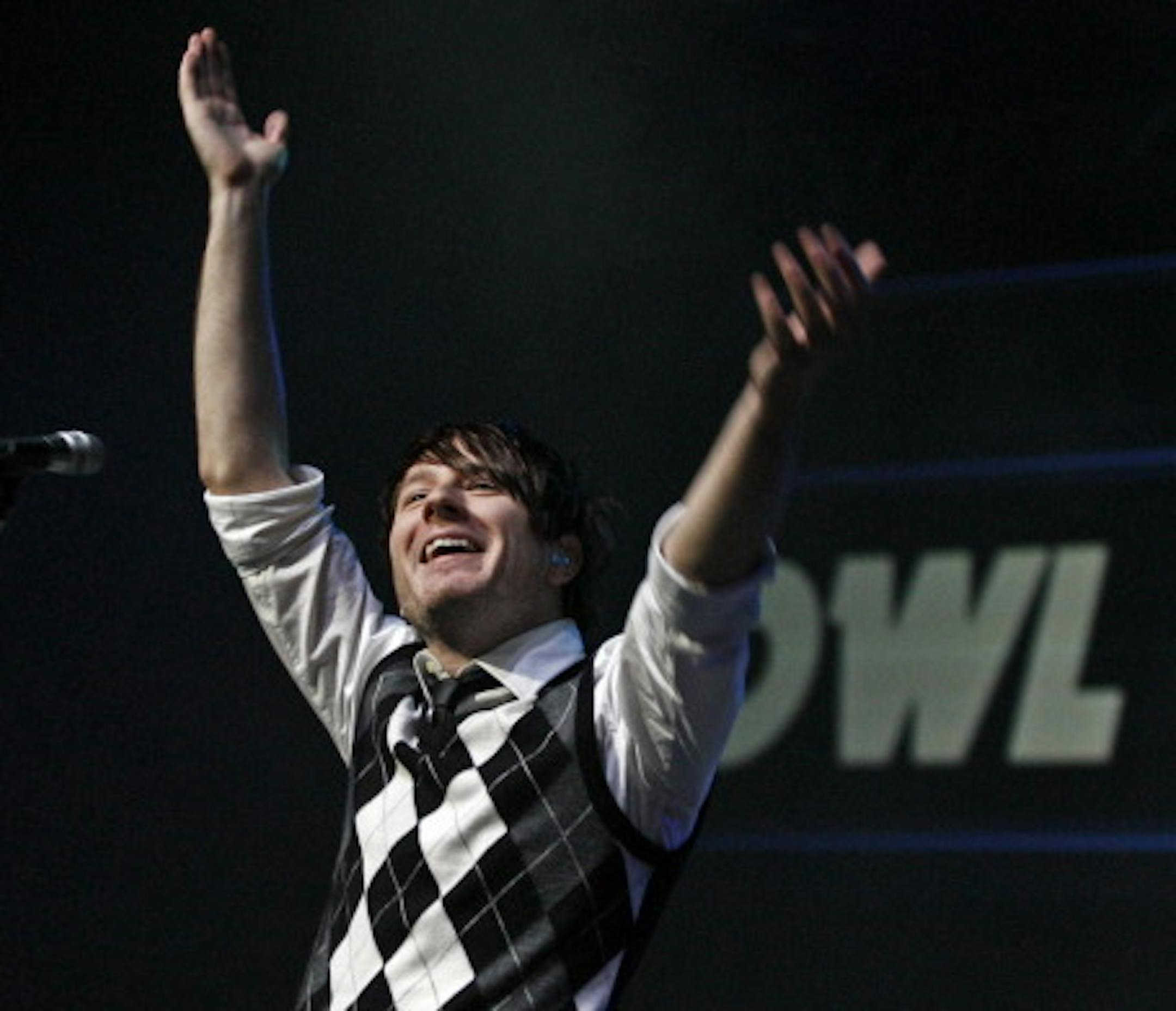 Adam Young at the KDWB Jingle Ball in December / By Marlin Levison, Star Tribune