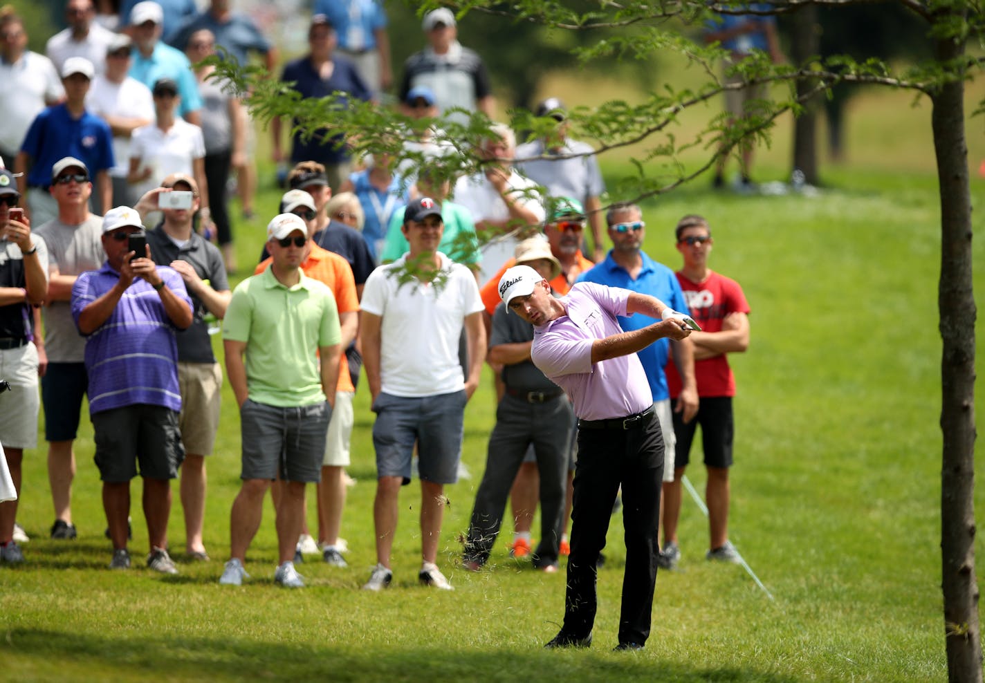 There won&#x2019;t be large crowds if the 3M Open is played this summer. Last year, a group followed Charles Howell III at the TPC Twin Cities.