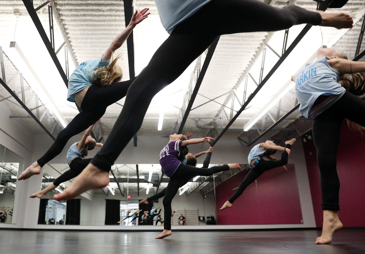 Michele Larkin-Wagner led Larkin Dance Studio students through rehearsal last week. The renowned Maplewood studio was founded by Michele's mom, Shirley Larkin, in 1950.