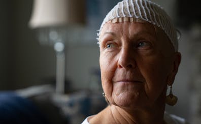 "I'm not afraid of death, but I am afraid of how I will die," Nancy Uden told lawmakers. Uden has glioblastoma, a devastating form of brain cancer wit