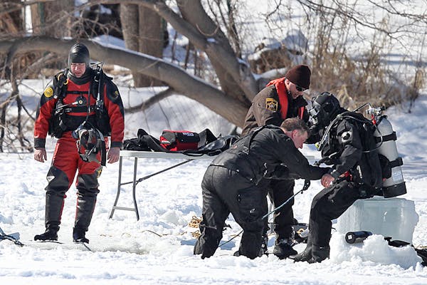 On Tuesday, police divers searched Keller Lake Regional Park in Maplewood for Kira Trevino, who is missing and presumed dead.