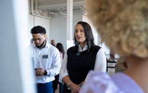 Tonya Allen, chief executive of the McKnight Foundation, at an event in Minneapolis in October 2023 for its GroundBreak Coalition initiative.