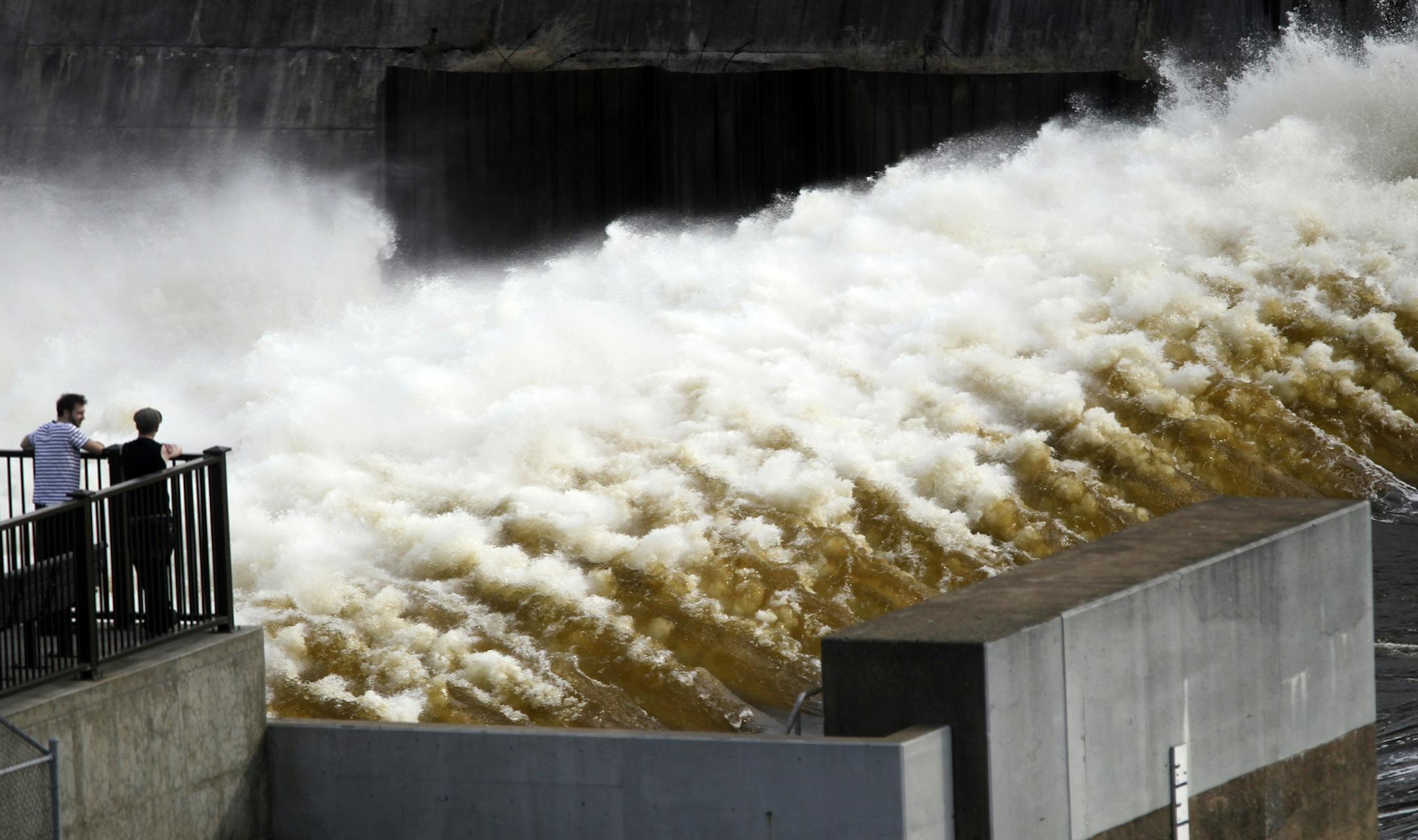 This photo was taken by St. Anthony Falls. Crown has amended its previous proposal, moving the plant 150 feet east to land owned by the Army Corps of Engineers.