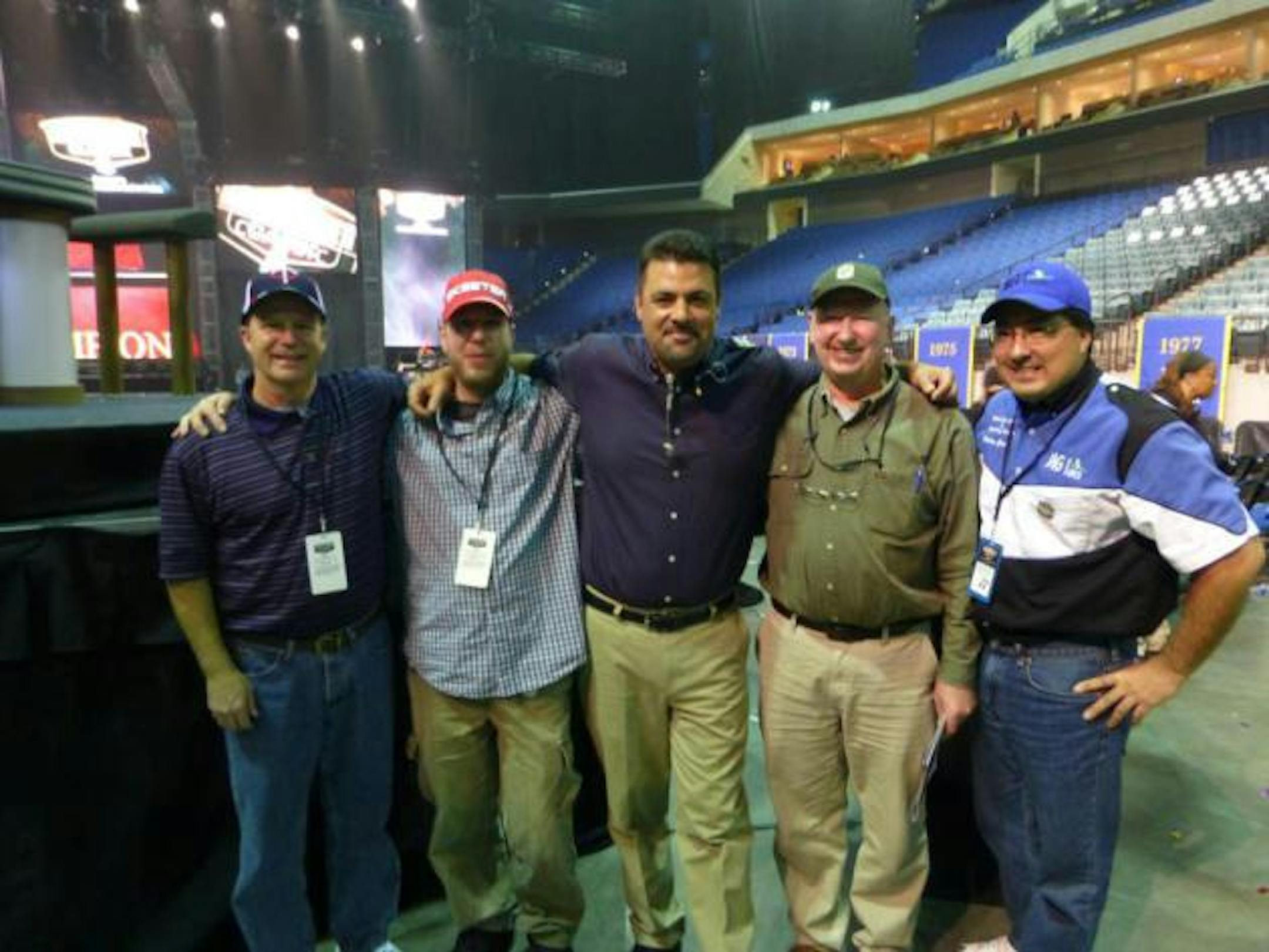With Mark Zona after the final weigh-in