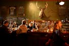 The bar at the Staghead during dinner hours in Red Wing.