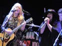 Nancy Wilson (left) and Ann Wilson of Heart perform at 2012's MusiCares MAP Fund Benefit Concert in Los Angeles.