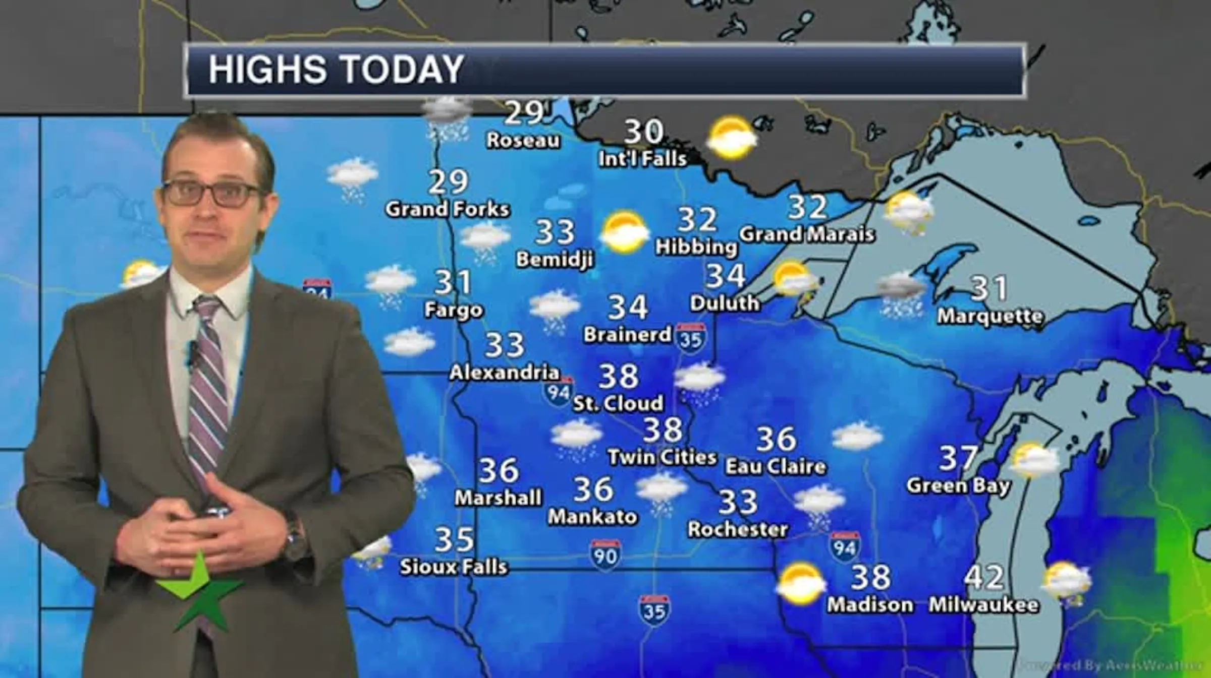 April snowfall brings as much as 10 inches to parts of Minnesota