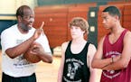 Former NBA player Mike Glenn instructs campers using sign language. (Contributed) Courtesy of Mike Glenn ORG XMIT: 1296709
