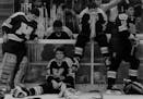 The Gophers looked stunned after a 4-3 overtime loss to Harvard in the 1989 NCAA title game at St. Paul Civic Center.