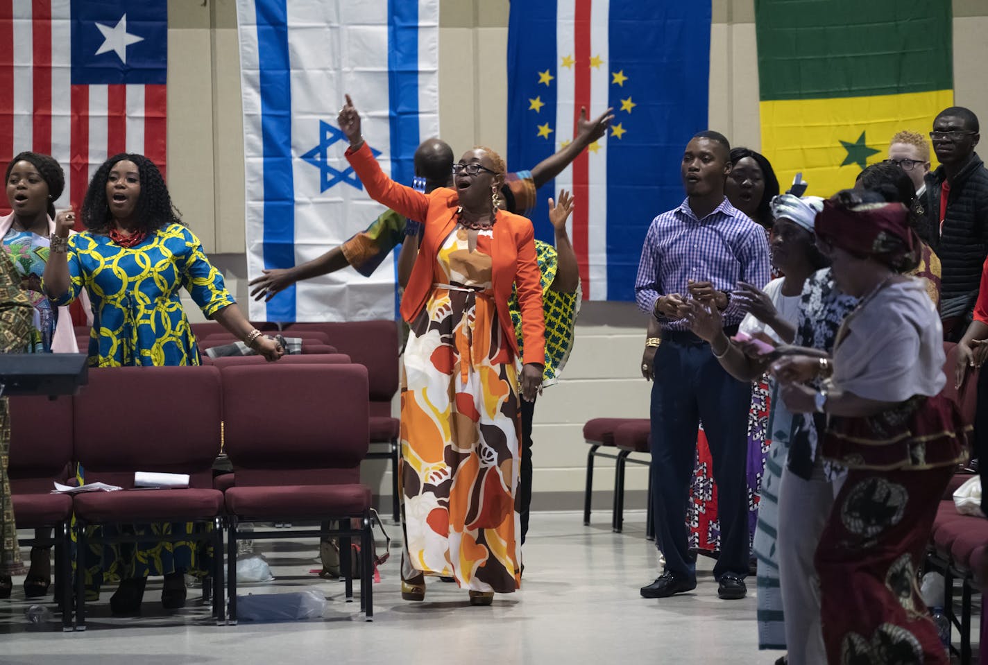 The Senate has passed a measure that would give permanent residency to Liberians who have been living in the U.S. for decades under temporary protections. The mood at Ebenezer Community Church in Brooklyn Park was jubilant in March 2019, where the sizable Liberian congregation celebrate President Donald Trump's 11th-hour reversal of a decision to end a DED program that has long protected them from deportation. brian.peterson@startribune.com