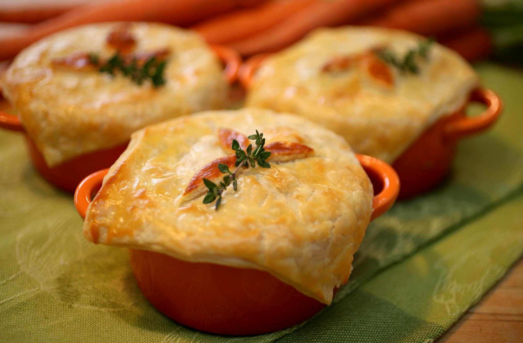 Turkey pot pie. Minneapolis, MN on October 31, 2013.
