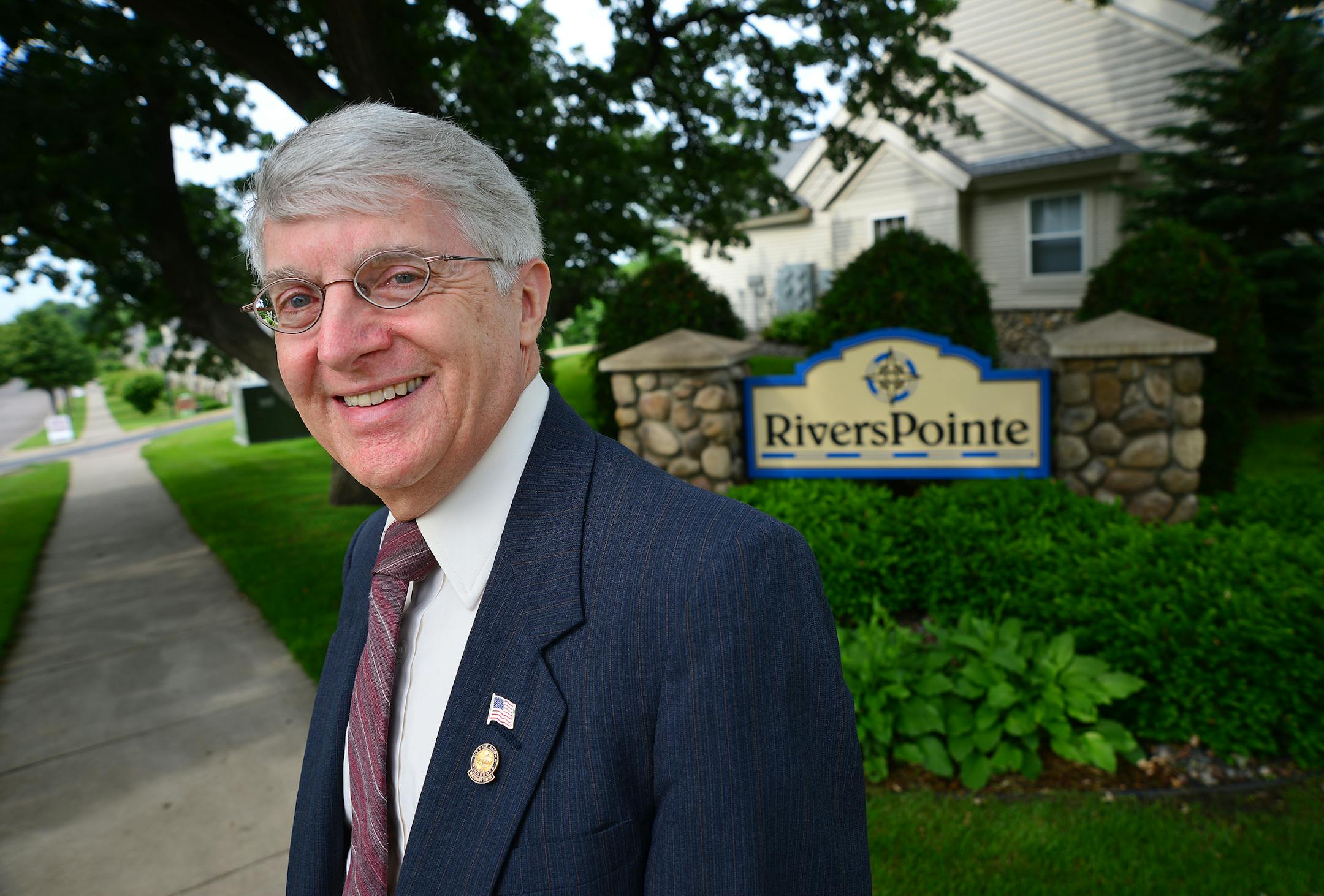 Bob Kirchner is retiring this month after spending 30 years doing community development work for the city of Anoka. He is also a resident historian for Anoka, although he lives next door in Coon Rapids. One of Bob Kirchner's major projects was the Rivers Pointe developement. ] Richard.Sennott@startribune.com Richard Sennott/Star Tribune. Anoka Minnesota Thursday 6/20/13) ** (cq)