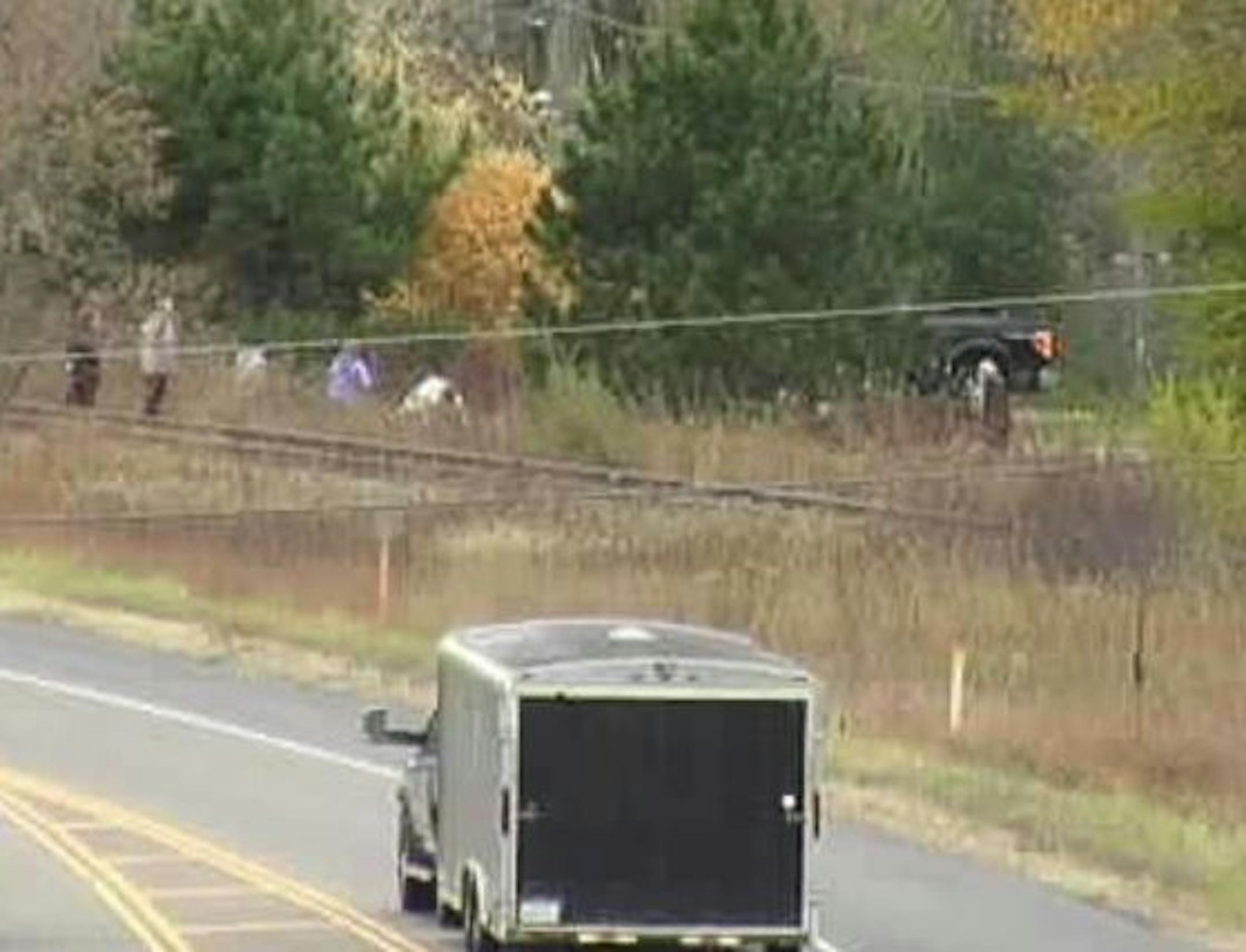 Aircraft crash scene Sunday morning off Hwy. 61. Credit: MnDOT