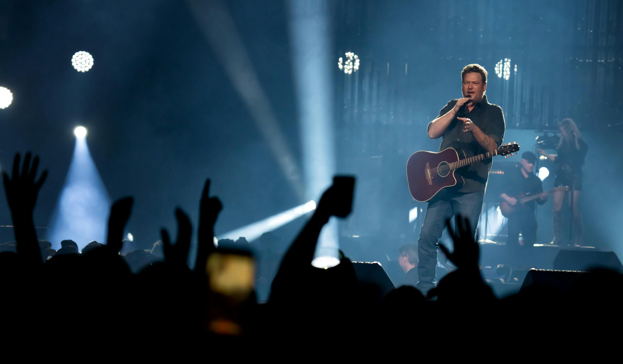 Blake Shelton played at Xcel Arena Saturday, Feb. 18, 2023, part of his Back to the Honky Tonk Tour.