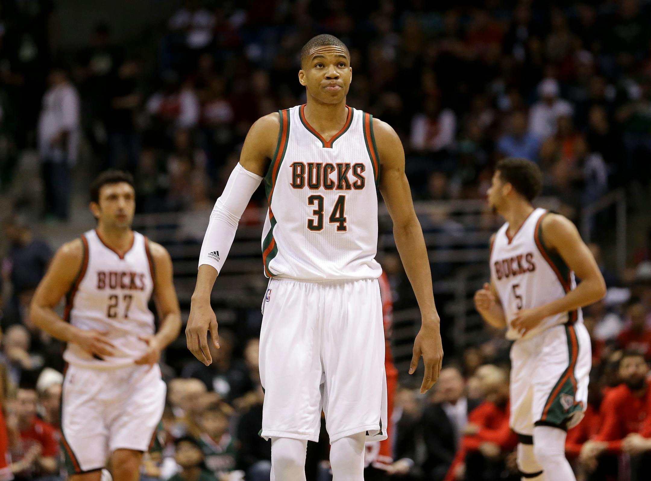 The Bucks' Giannis Antetokounmpo