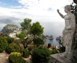 Here are 2 photos of a recent trip to Italy by my wife and I. The first is taken from the Ristorante Monte Solaro at the highest point on the island o