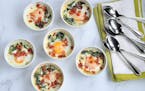 Baked Eggs with Parmesan Creamed Spinach and Crispy Prosciutto is an easy and elegant main course.