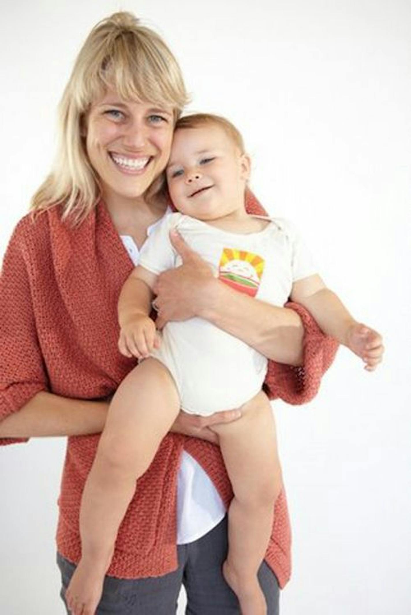 jessica rolph, founder and COO of Happyfamilybrands.com and son leland