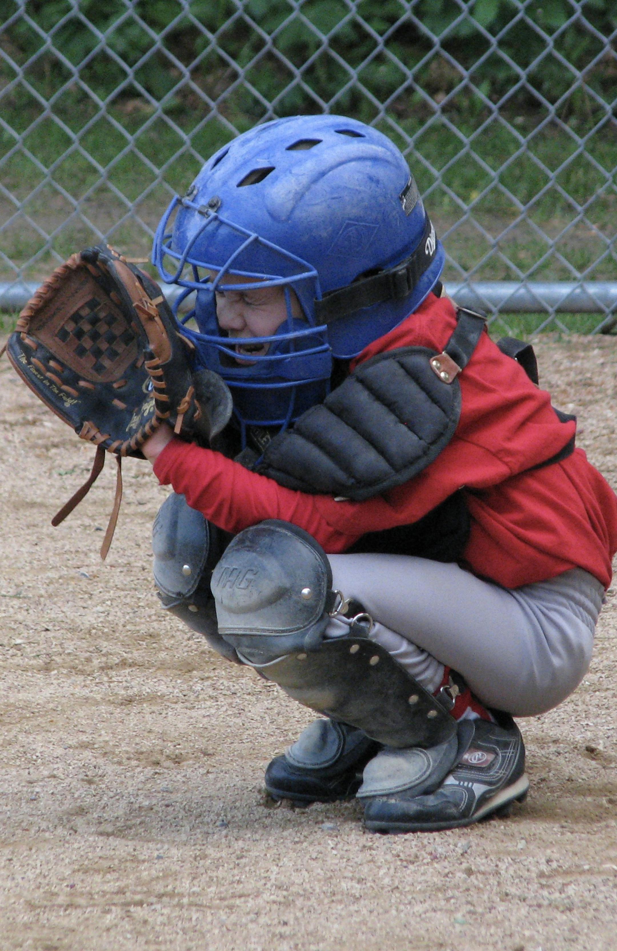 "With needing to have your eyes actually be open when playing baseball, we knew then that he would probably not grow up and play for the Twins," says Chris Pokorny of Lino Lakes of son Luke, who was 6 in this picture. [focus052817
